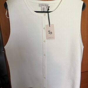 Sincerely Jules Classic White Button Down Top